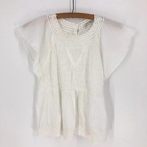 Madewell | Cotton Peasant Top Sz 4